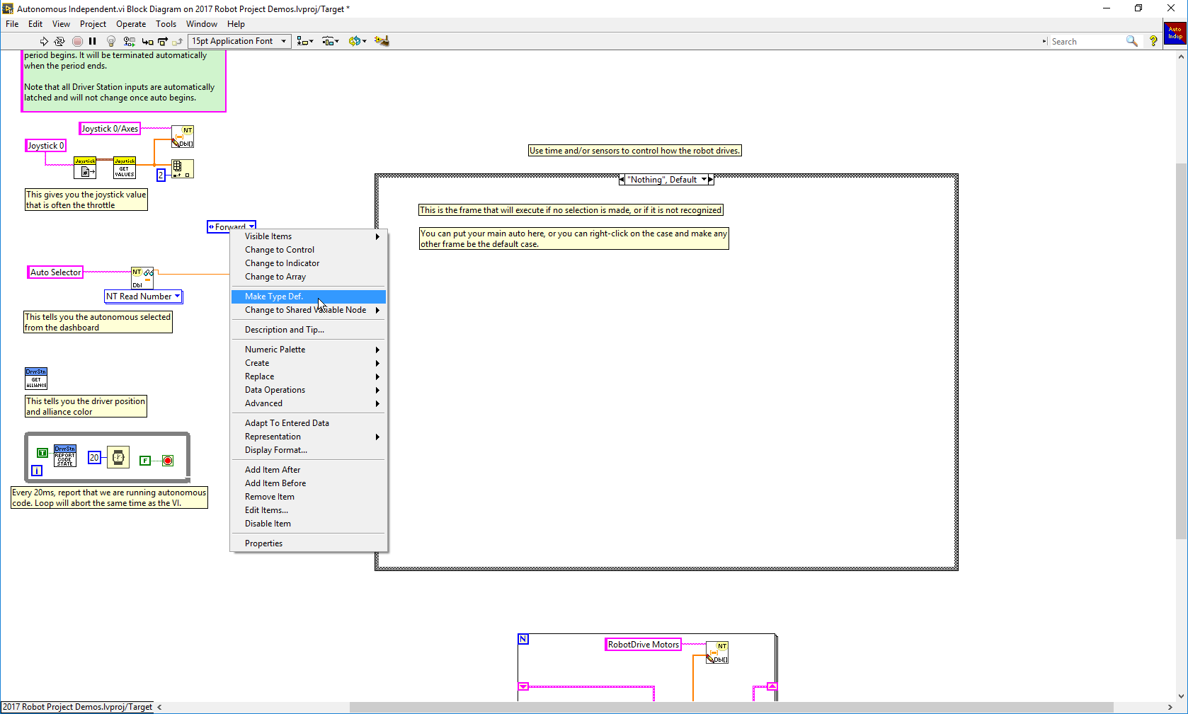 Make an enum and create a Tpe Def from it