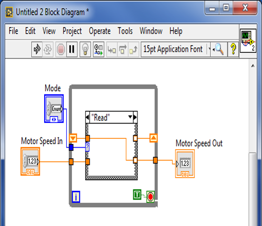 Pass the shift register out to the indicator