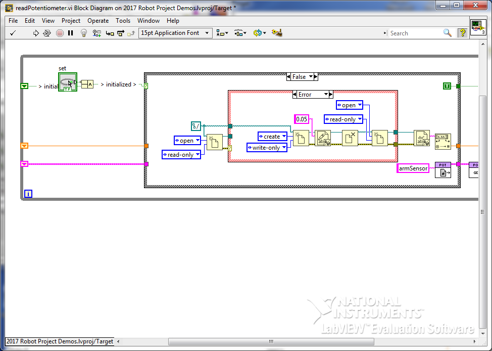 Create a control on the inverted input